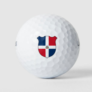 Dominicaanse Republiek Vlag Groot Patriotisch Golfballen