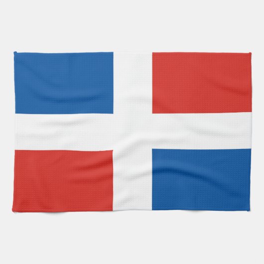 Dominicaanse Republiek vlag handdoek (Horizontaal)