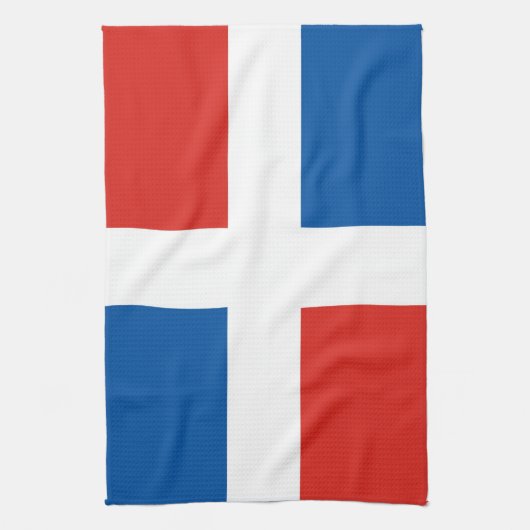 Dominicaanse Republiek vlag handdoek (Verticaal)