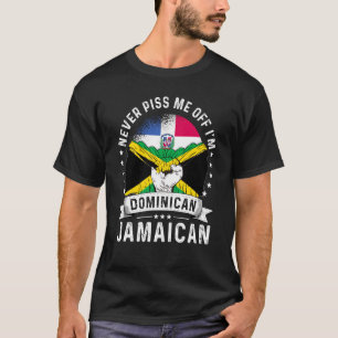 Dominicaanse Republiek Vlag Jamaica Groene Humor P T-shirt