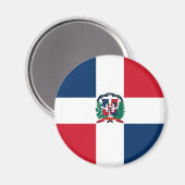 Dominicaanse Republiek Vlag Magnet (Voorkant / Achterkant)