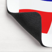 Dominicaanse Republiek Vlag Mousepad Muismat (Hoek)