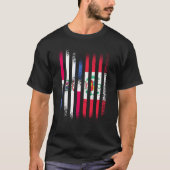 Dominicaanse Republiek vlag Peru Groen land vlag S T-shirt (Voorkant)