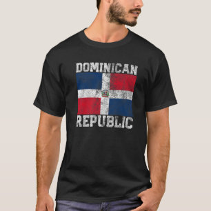 Dominicaanse Republiek - Vlag Pride Roots Land Fam T-shirt