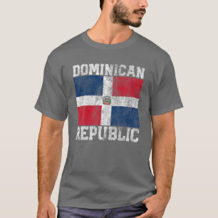 Dominicaanse Republiek - Vlag Pride Roots Land Fam T-shirt