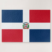 Dominicaanse Republiek vlag Puzzle Legpuzzel (Horizontaal)