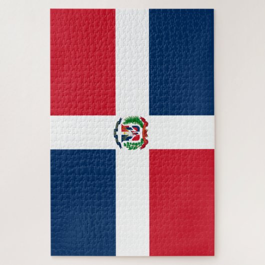 Dominicaanse Republiek vlag Puzzle Legpuzzel (Verticaal)