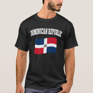 DOMINICAANSE REPUBLIEK Vlag Sport Competitie Vakan T-shirt
