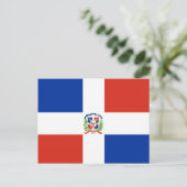 Dominicaanse Republiek - Vlag van hoge kwaliteit Briefkaart (Staand voorkant)
