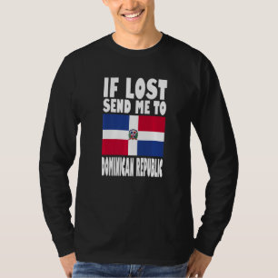 Dominicaanse Republiek Vlagontwerp Als verloren, T-shirt