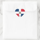 Dominicaanse Republiek - vlagpatriottisch Hart Sticker (Tas)