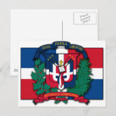 Dominicaanse Republiek wapenstilstand Briefkaart (Voorkant / Achterkant)