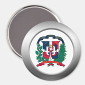 Dominicaanse Republiek wapenstilstand Magneet (Voorkant / Achterkant)