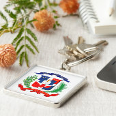 Dominicaanse Republiek wapenstilstand Sleutelhanger (Zijkant)