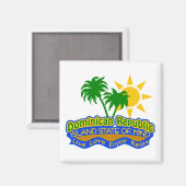 Dominicaanse State of Mind magneet (Voorkant / Achterkant)