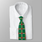 Dominicaanse stropdas van het vlagpatroon (Gebonden)