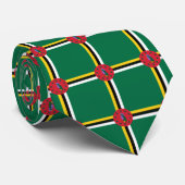 Dominicaanse stropdas van het vlagpatroon (Opgerold)