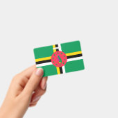 Dominicaanse vlag badge (Handheld)