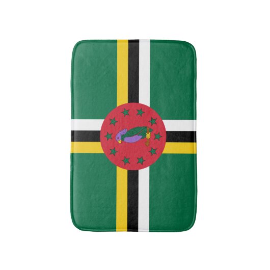 Dominicaanse vlag badmat (Voorkant Verticaal)