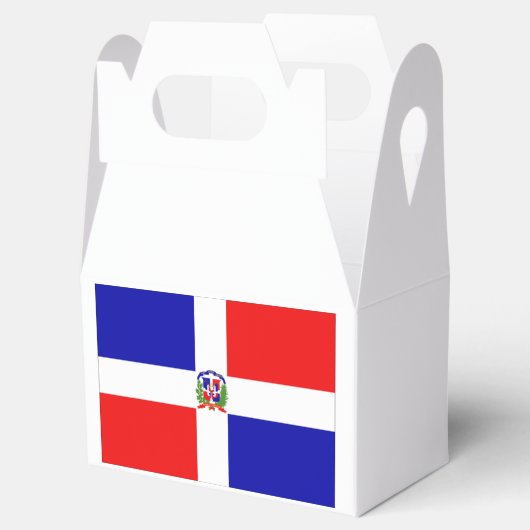Dominicaanse vlag bedankdoosjes (Geopend)