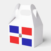 Dominicaanse vlag bedankdoosjes (Voorkant Zijde)