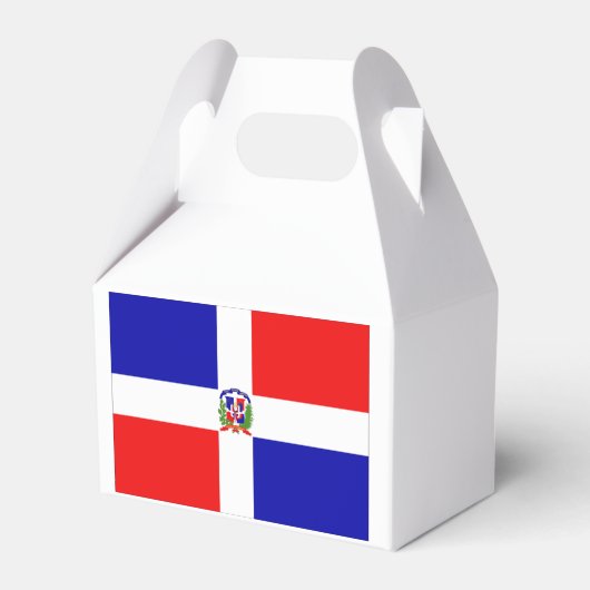 Dominicaanse vlag bedankdoosjes (Voorkant Zijde)