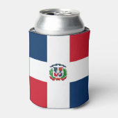 Dominicaanse vlag blikjeskoeler (Blikje Voorkant)