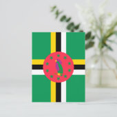 Dominicaanse vlag briefkaart (Staand voorkant)