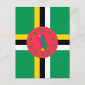 Dominicaanse vlag briefkaart (Voorkant)