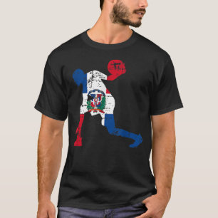 Dominicaanse vlag — Dominicaanse Republiek Bas T-shirt