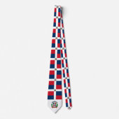 Dominicaanse vlag en wapen, Dominicaans Stropdas (Voorkant)