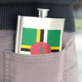 Dominicaanse vlag flacon (Voorbeeld)