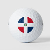 Dominicaanse vlag golfballen (Voorkant)