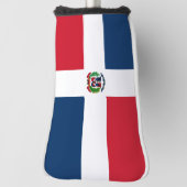 Dominicaanse vlag golfheadcover (Draai 90)
