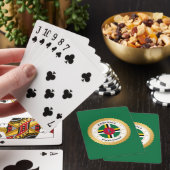 Dominicaanse vlag pokerkaarten (Insitu)