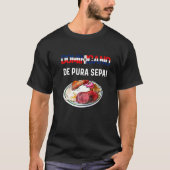 Dominicaanse Vlag Rd Dominicaanse Republiek Food M T-shirt (Voorkant)