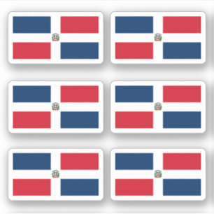 Dominicaanse vlag sticker