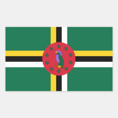 Dominicaanse vlag Stickers (Voorkant)