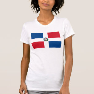 Dominicaanse vlag T-shirt