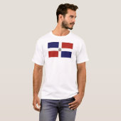 DOMINICAANSE + VLAG T-SHIRT (Voorkant volledig)