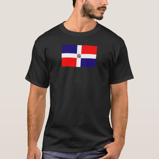Dominicaanse vlag t-shirt (Voorkant)