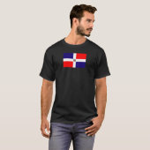 Dominicaanse vlag t-shirt (Voorkant volledig)