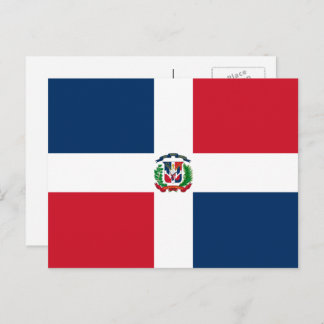 Dominicaanse Vlag, Vlag van Dominicaanse Republiek Briefkaart