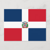 Dominicaanse Vlag, Vlag van Dominicaanse Republiek Briefkaart (Voorkant)