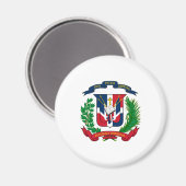 Dominicaanse wapenschild magneet (Voorkant / Achterkant)