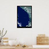 Dominical, Costa Rica satelliet-poster Poster (Keuken)