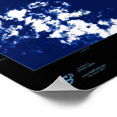 Dominical, Costa Rica satellietposter Poster (Hoek)
