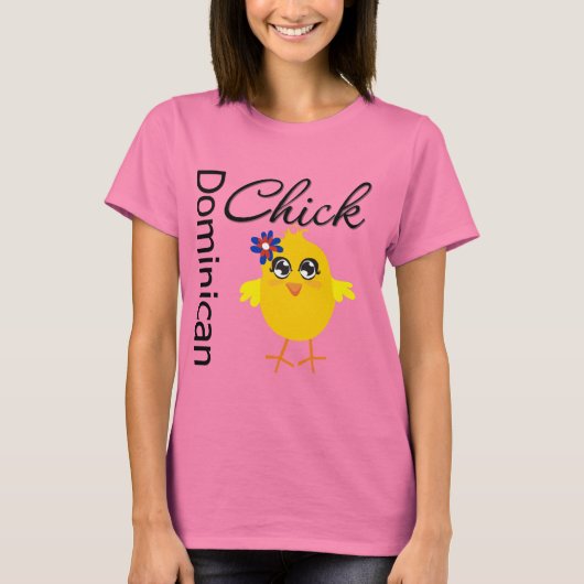 Dominican Chick T-shirt (Voorkant)