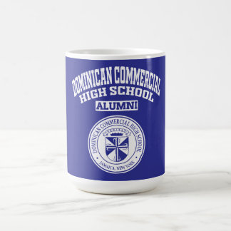 Dominican Commercial HS-embleem NY Alumni-mok Koffiemok