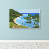 dominican landscape canvas afdruk (Insitu (Houten vloer))